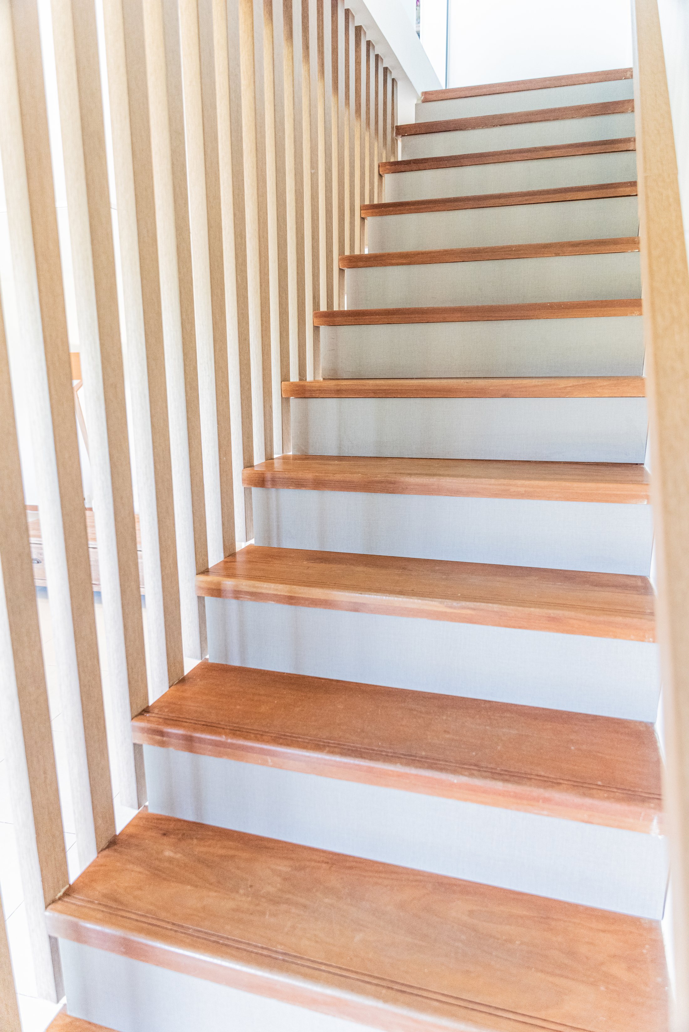 Detalle de escalera del proyecto Marigot